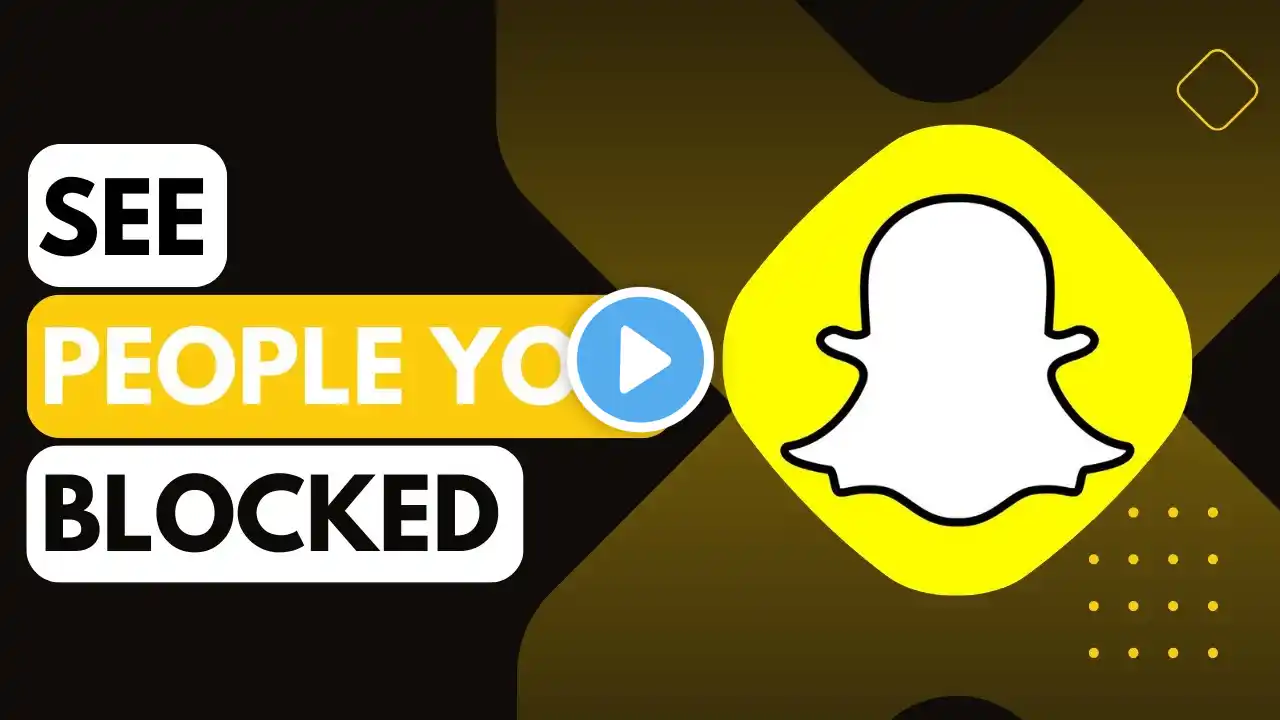 How to See People you Blocked on Snapchat !