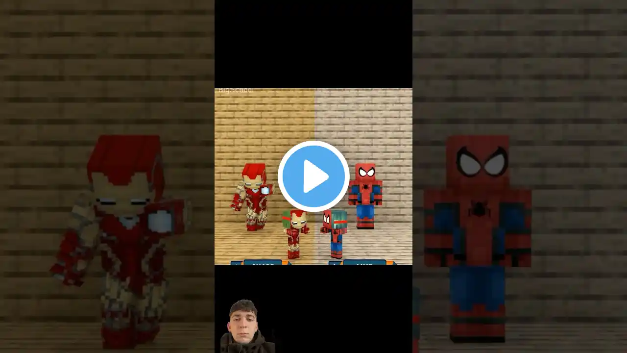 Which dance should MrBeast choose: Deadpool’s or Wolverine’s? #minecraft #roblox #reaction