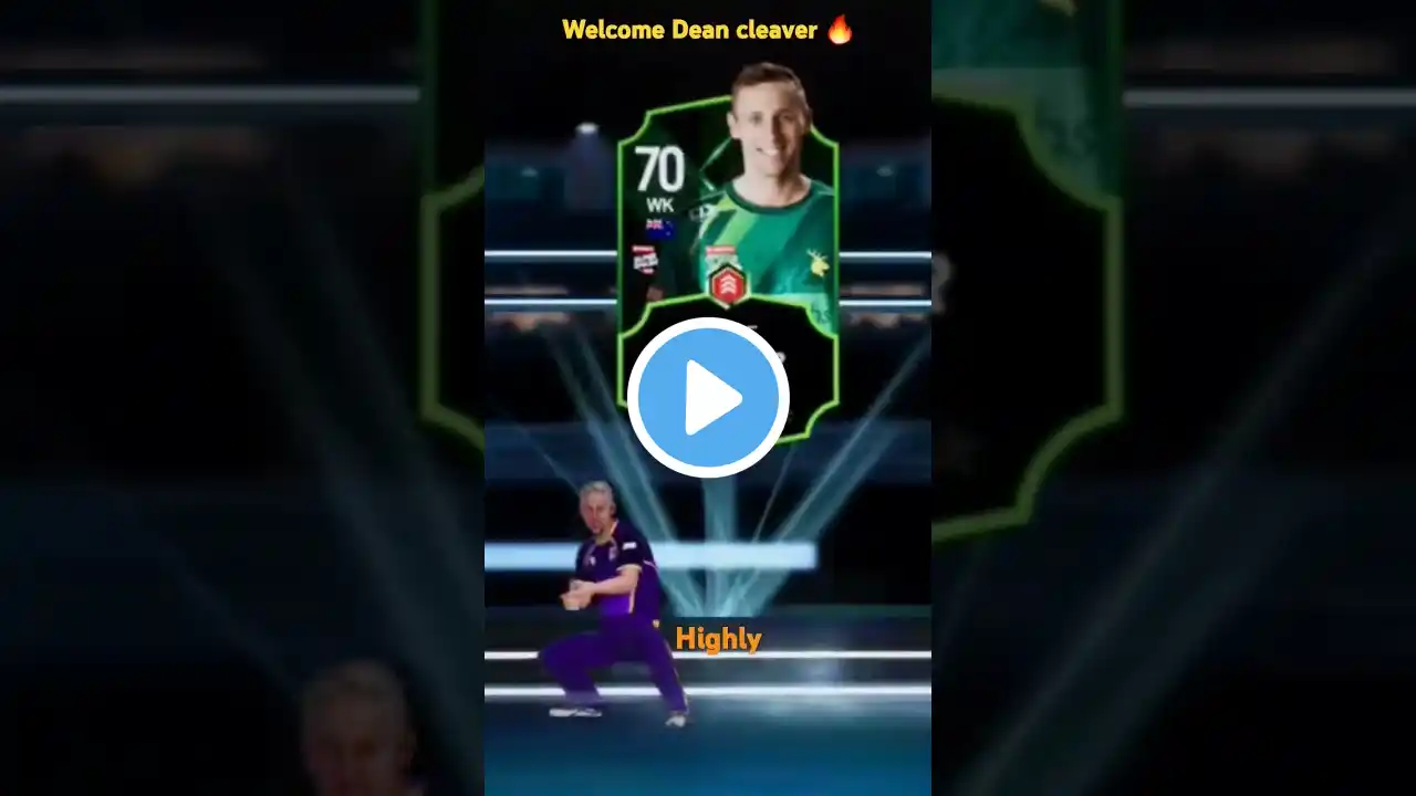 Welcome Dean cleaver #dreamcricket#cricket#t20worldcup2024#Danecleaver#ipl #crickettournament #ind