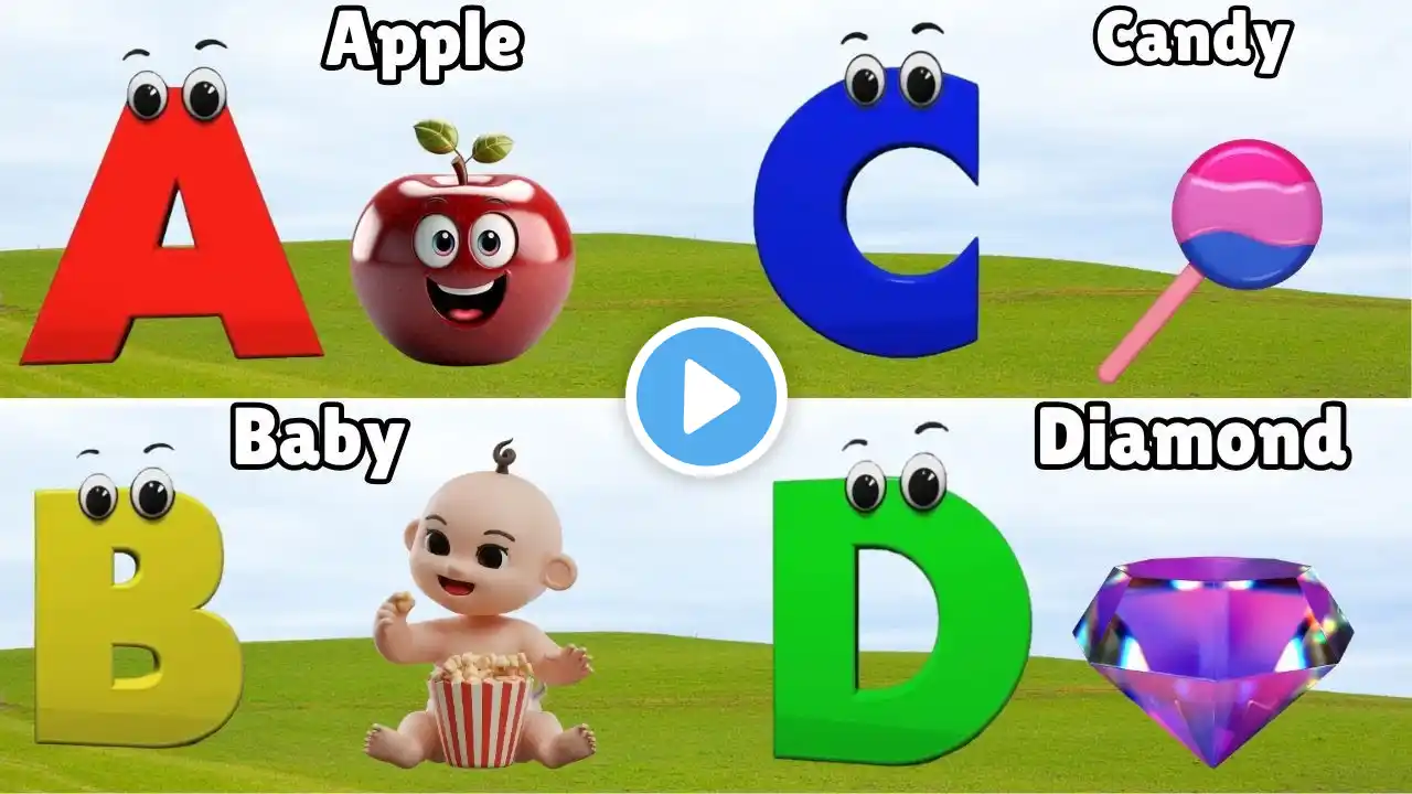 Phonics Song for Toddlers | Phonics Sounds of Alphabet A to Z | ABC Phonic Rhyme | Abcd