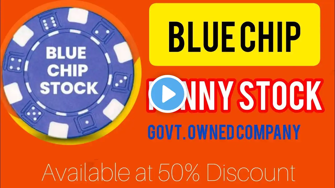 Blue-chip Penny Stock || Government Owned Company  Share || Stock Available at 50% Discounted Rate