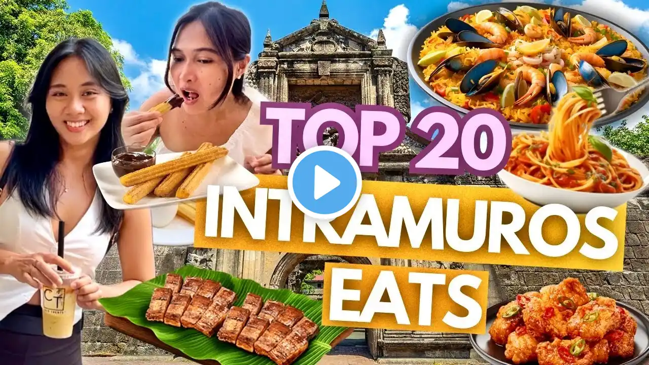 2025 Intramuros Food Guide: 20 Must-Try Eats & Drinks (w/ Prices) • Old Manila Food Trip Budget Vlog