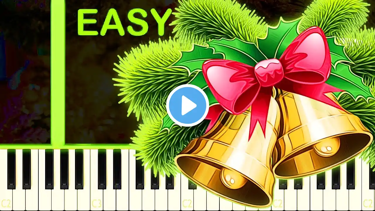 CAROL OF THE BELLS - EASY Piano Tutorial