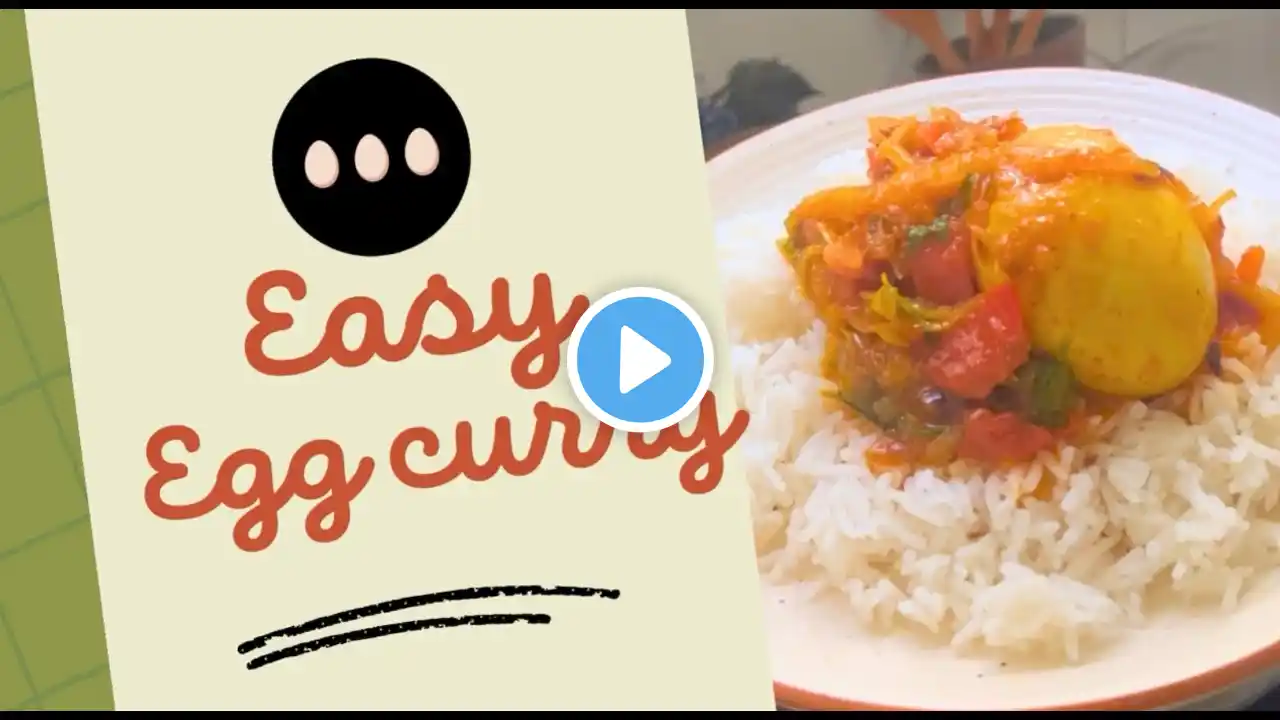 Onion Tomato Egg Curry | Easy & Delicious Egg Recipe 🍛🥚