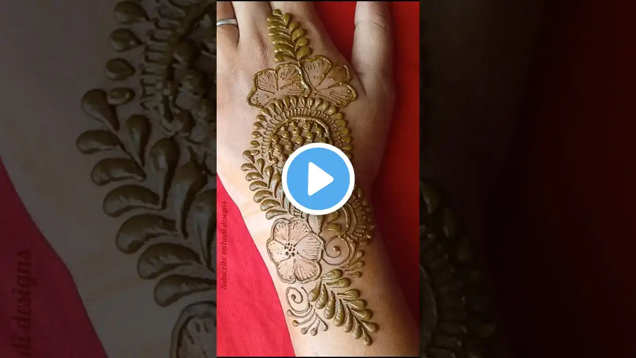 Mehndi designs #shorts #shortvideo #short #youtubeshorts #new #art #viralvideo #trending #mehndi