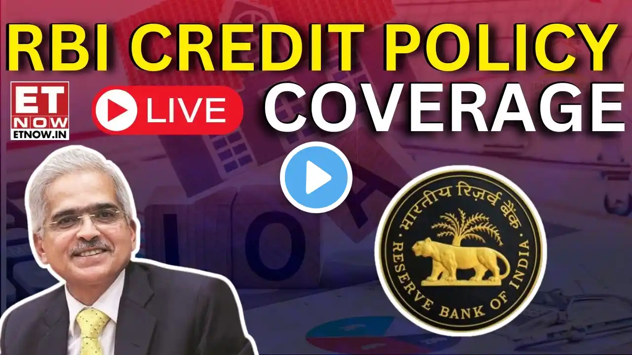 RBI Credit Policy October 2024 Live | Mega Coverage On RBI Monetary Policy | Shaktikanta Das Speech