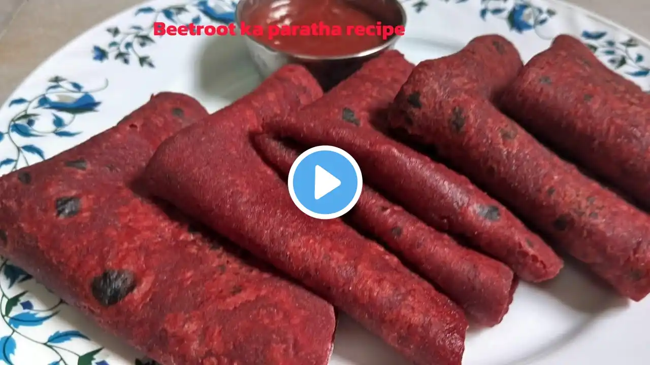 Beetroot breakfast recipe | Beetroot paratha recipe | healthy & tasty recipe | #paratha #beetroot