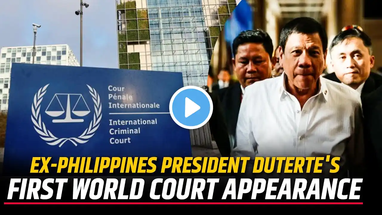Ex Philippines leader Duterte appears before International Criminal Court | Hague, Netherlands