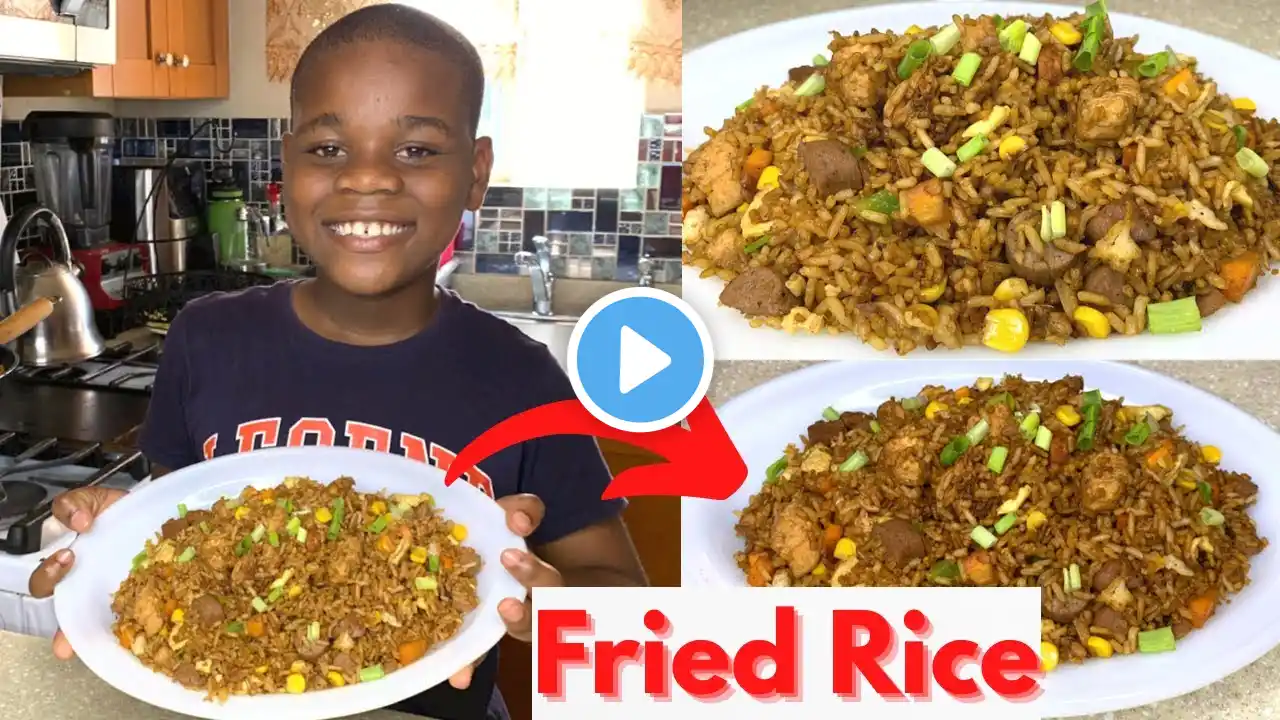 Super Easy And Delicious Loaded Fried Rice| Jamaican Style| Vals Kitchen