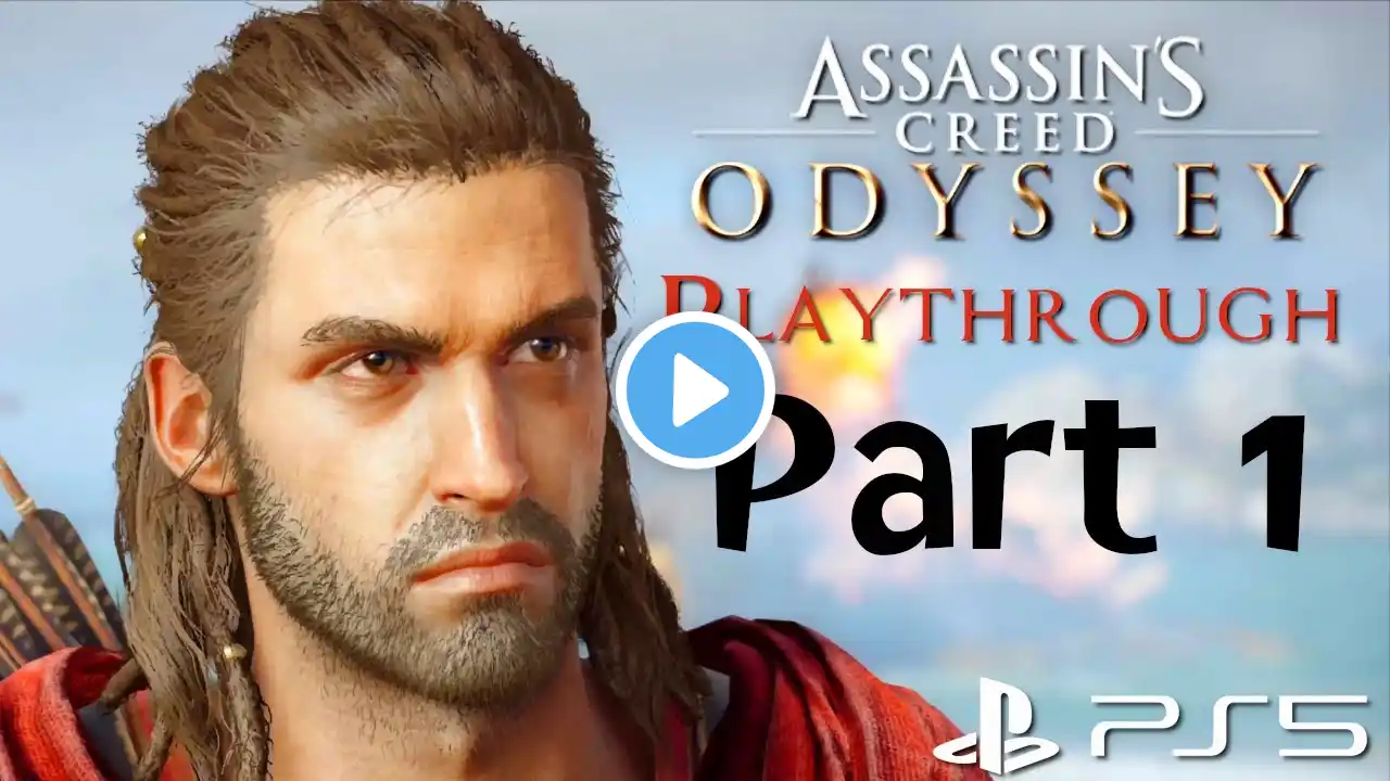 Assassin's Creed: Odyssey | PS5 Gameplay | Part 1 | No Commentary Playthrough | Dynamic 4K 60FPS