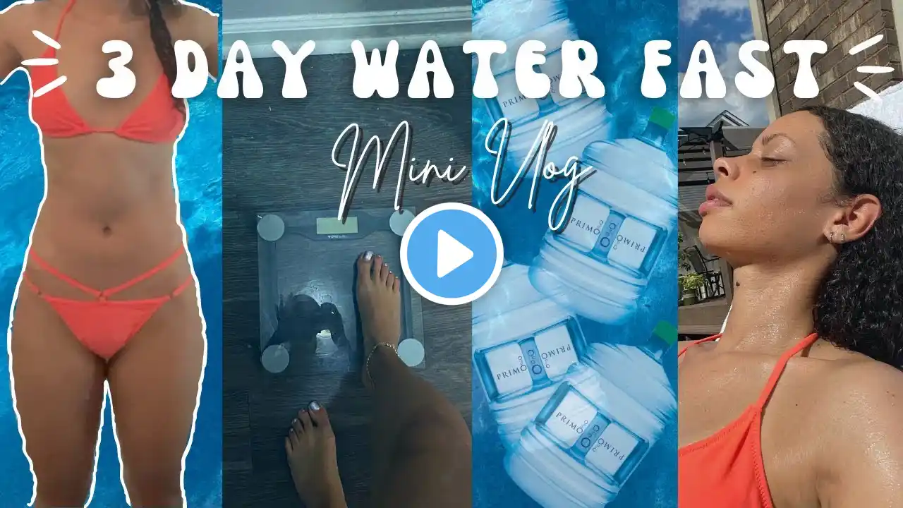 I did a 3 Day WATER Fast | Vlog + Results
