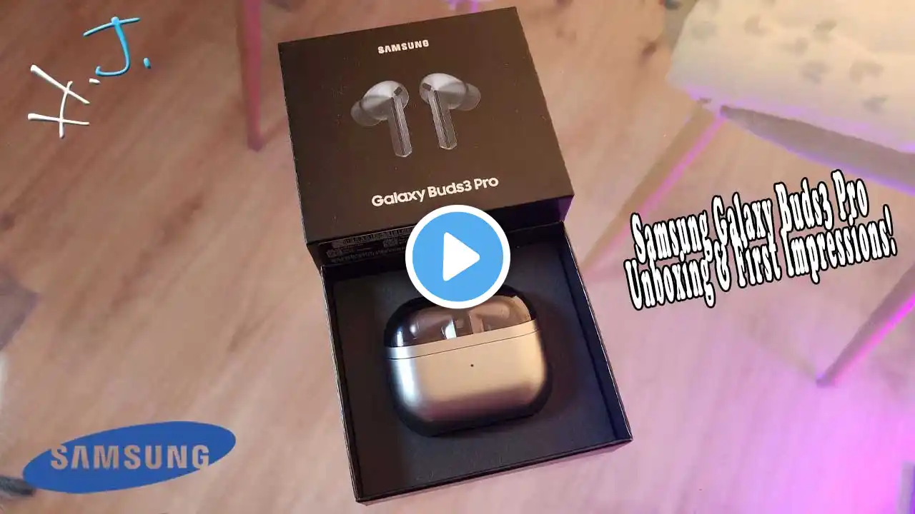 Samsung Galaxy Buds3 Pro Unboxing & First Impressions!