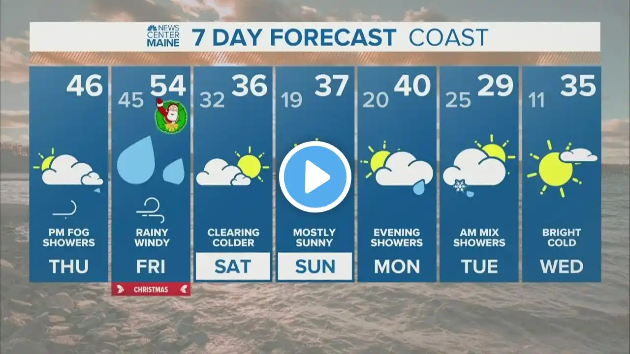 NEWS CENTER Maine Weather Video Forecast