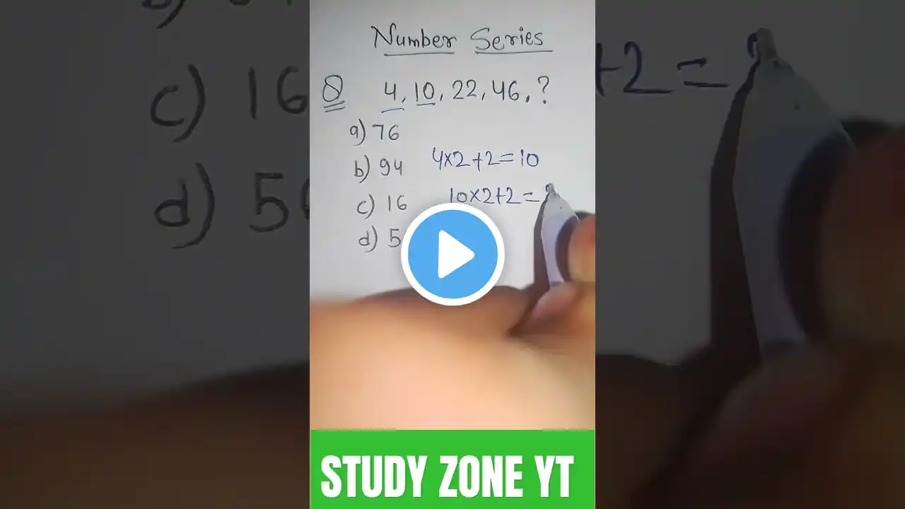 🔥number series🎯reasoning tricks shorts#ssc #railway #number series#reasoning #maths #tricks #shorts