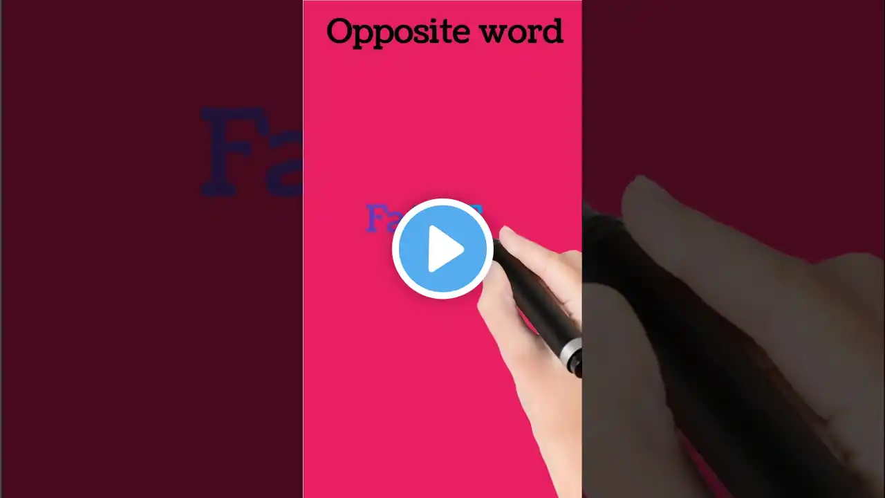 Thin ka opposite word #shortsvideo  #englishgrammar #oppositeword