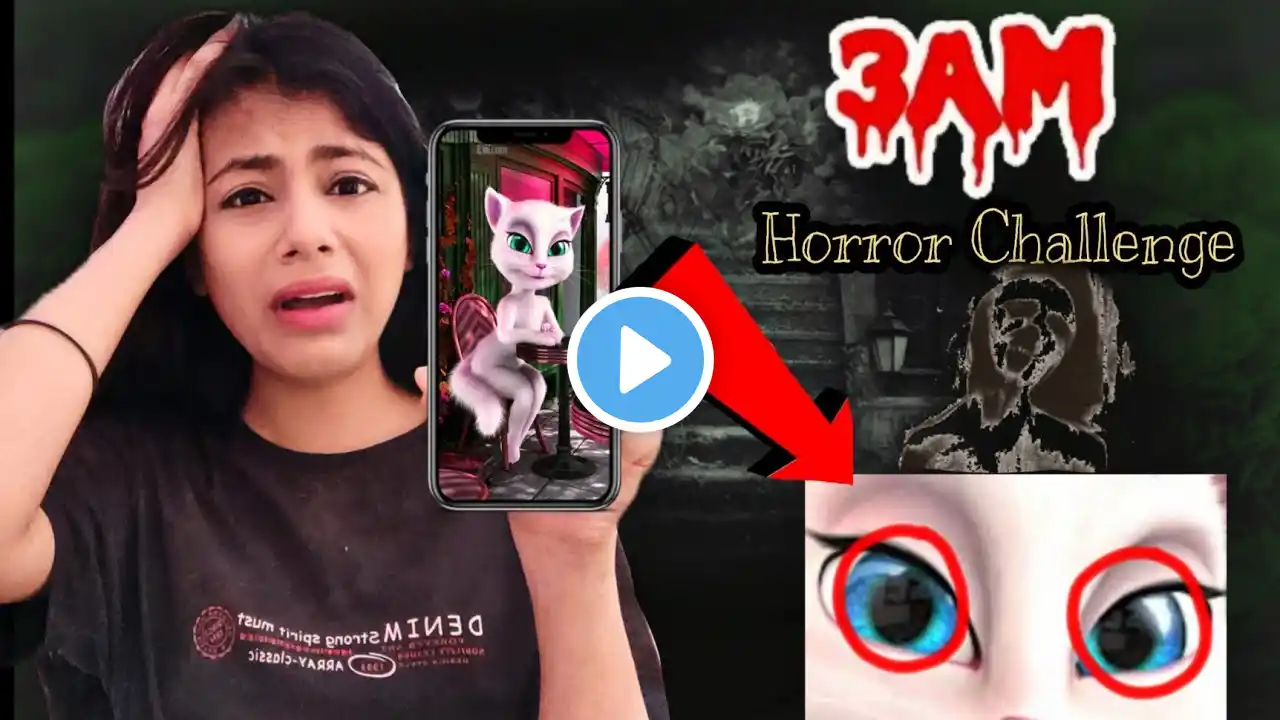 Talking to Angela at 3Am Challenge *भूतिया बिल्ली जिंदा हैं*🤯 | 2021 Horror Challenge | Sona Verma