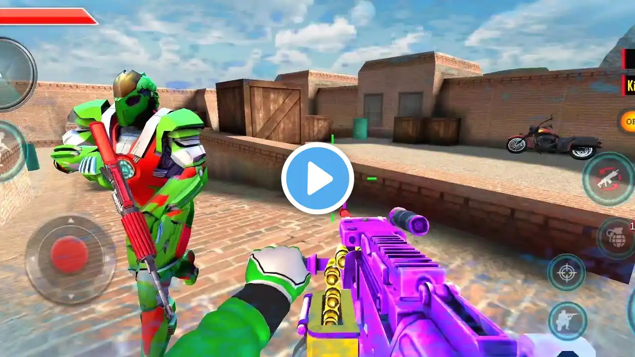 Fps Robot Shooting Games - Counter Terrorist Game - Android GamePlay #10