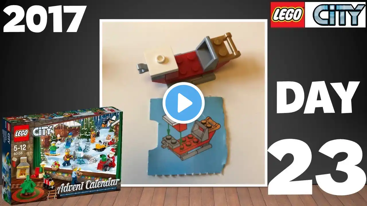 LEGO CITY Advent Calendar Christmas 2017 Unboxing 60155! Video For Children DAY 23