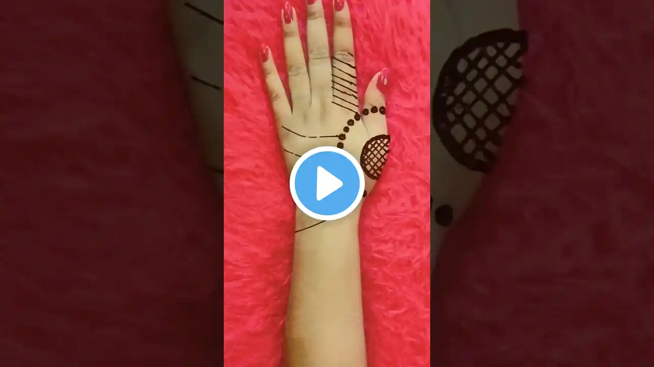 Bangles & earbuds mehandi trick latest mehndi design #youtubeshorts #shortsfeed #karishmaart716