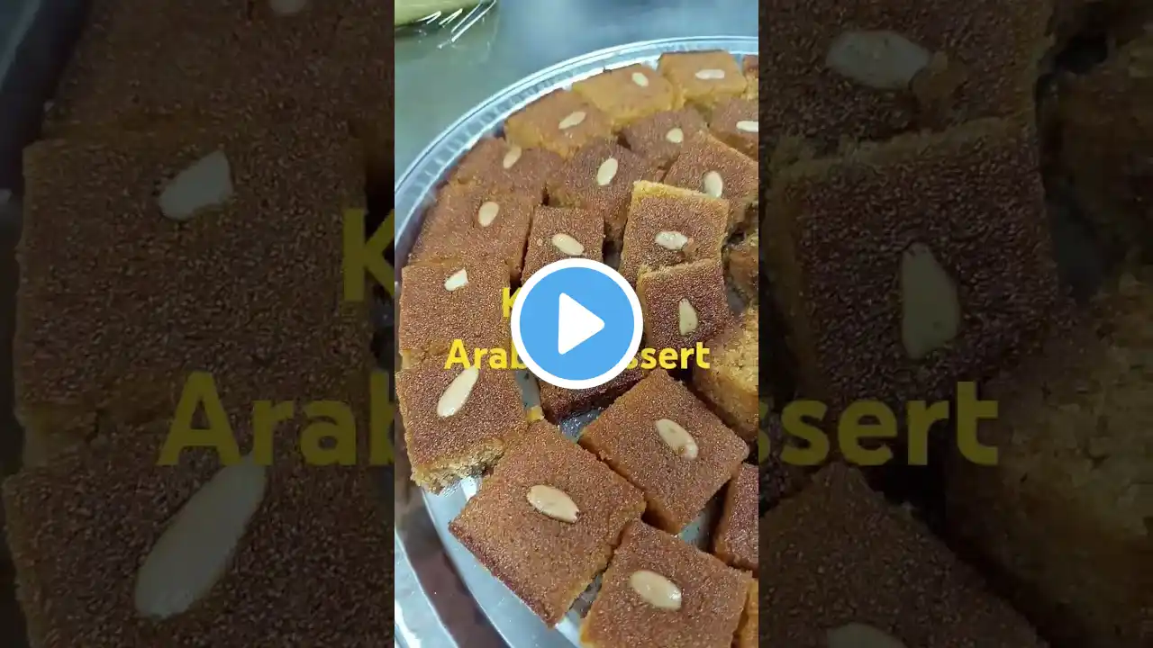 Kunafa Arabic dessert