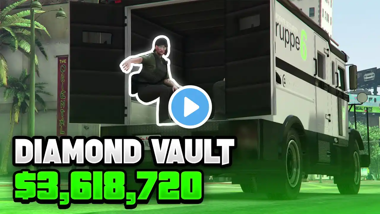 GTA ONLINE DIAMOND CASINO HEIST STEALING DIAMONDS! $3,618,720