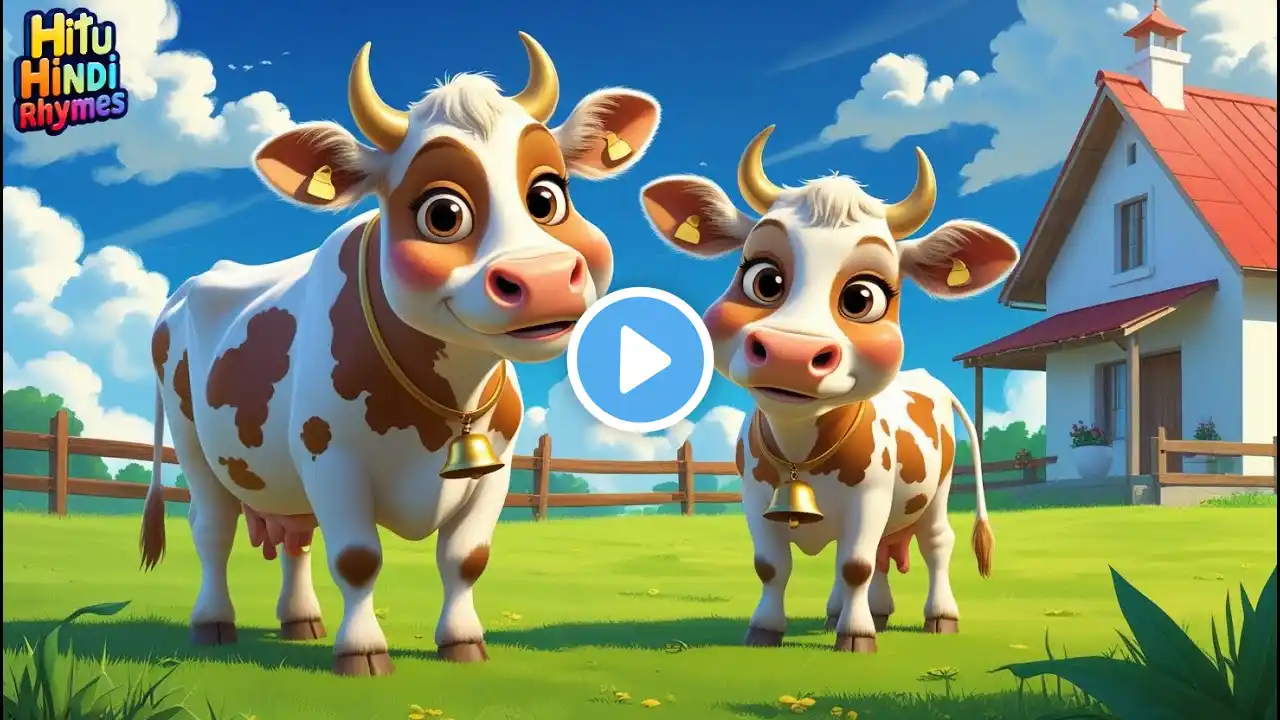 Gaiya Meri Gaiya | गैया मेरी गैया | Hindi Rhymes For Childrens | Nursery Rhyme For Kids - Meri Gaiya