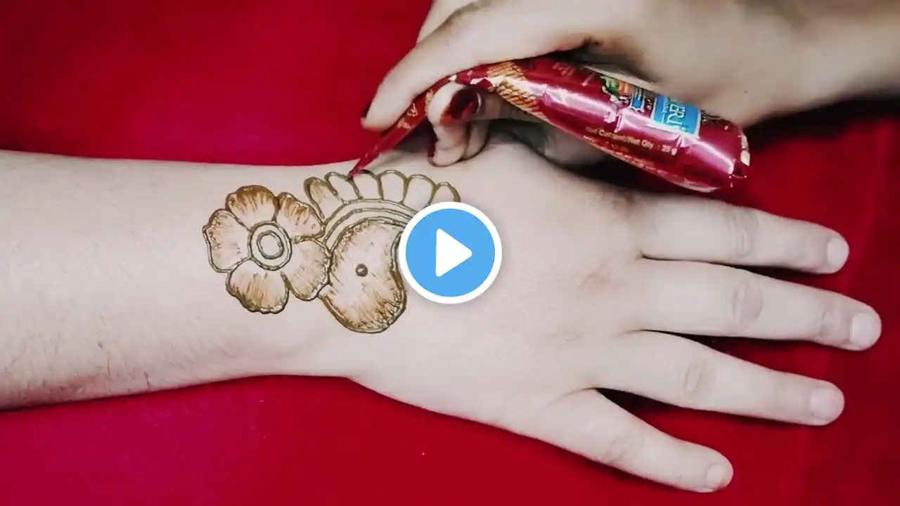 Very Simple Back Hand Mehndi Design l Arabic Back Hand Mehndi Design l Latest Mehndi Design l