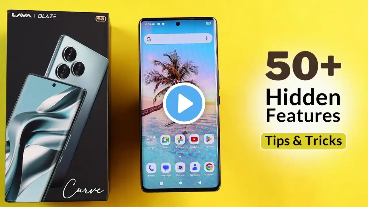 Lava Blaze Curve 5G Tips And Tricks || Lava Blaze Curve 5G Top 50+ Hidden Features