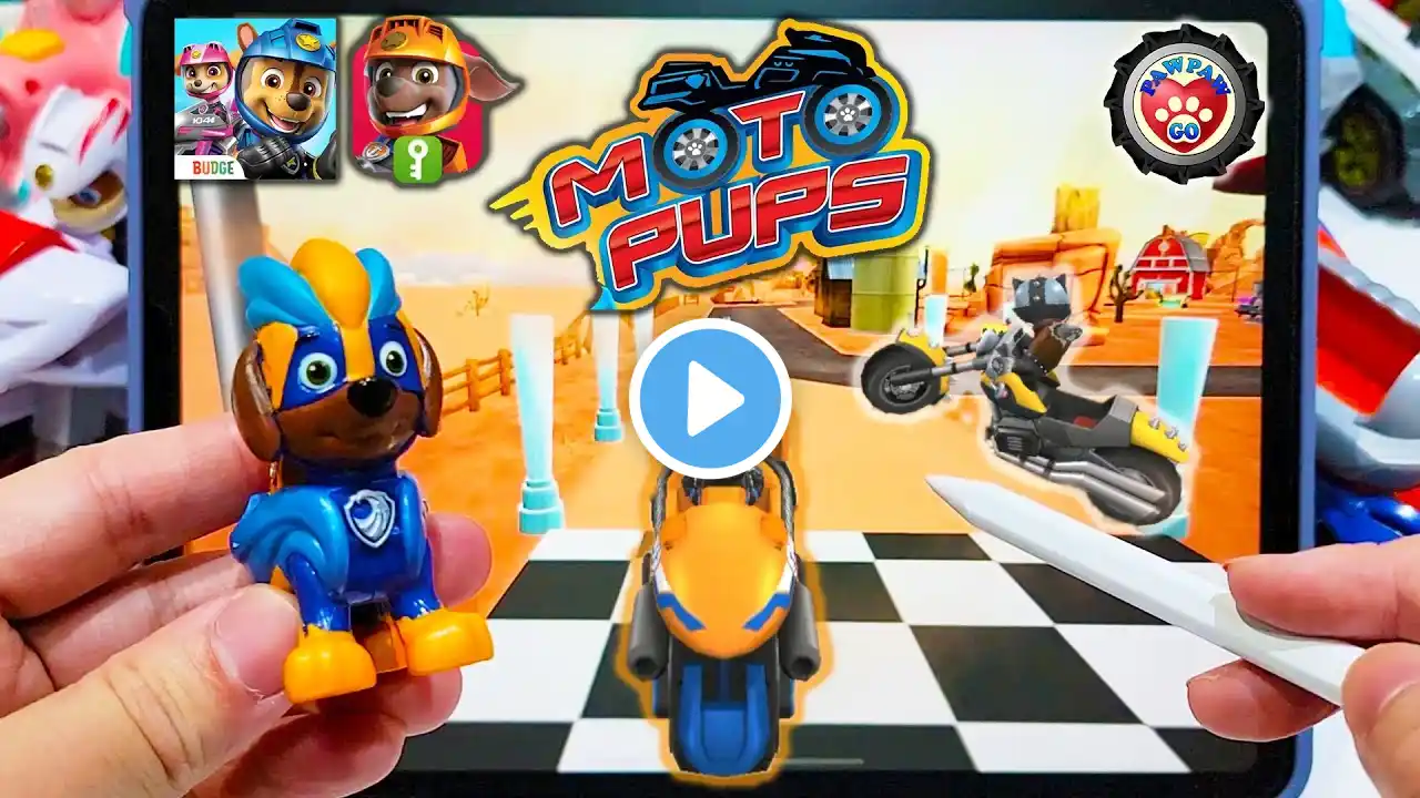 PAW Patrol Rescue World: Wild Cat Moto Pups #4 Zuma vs. Ruff-Ruff Pack 🏍🏁 Toy Playing FHD