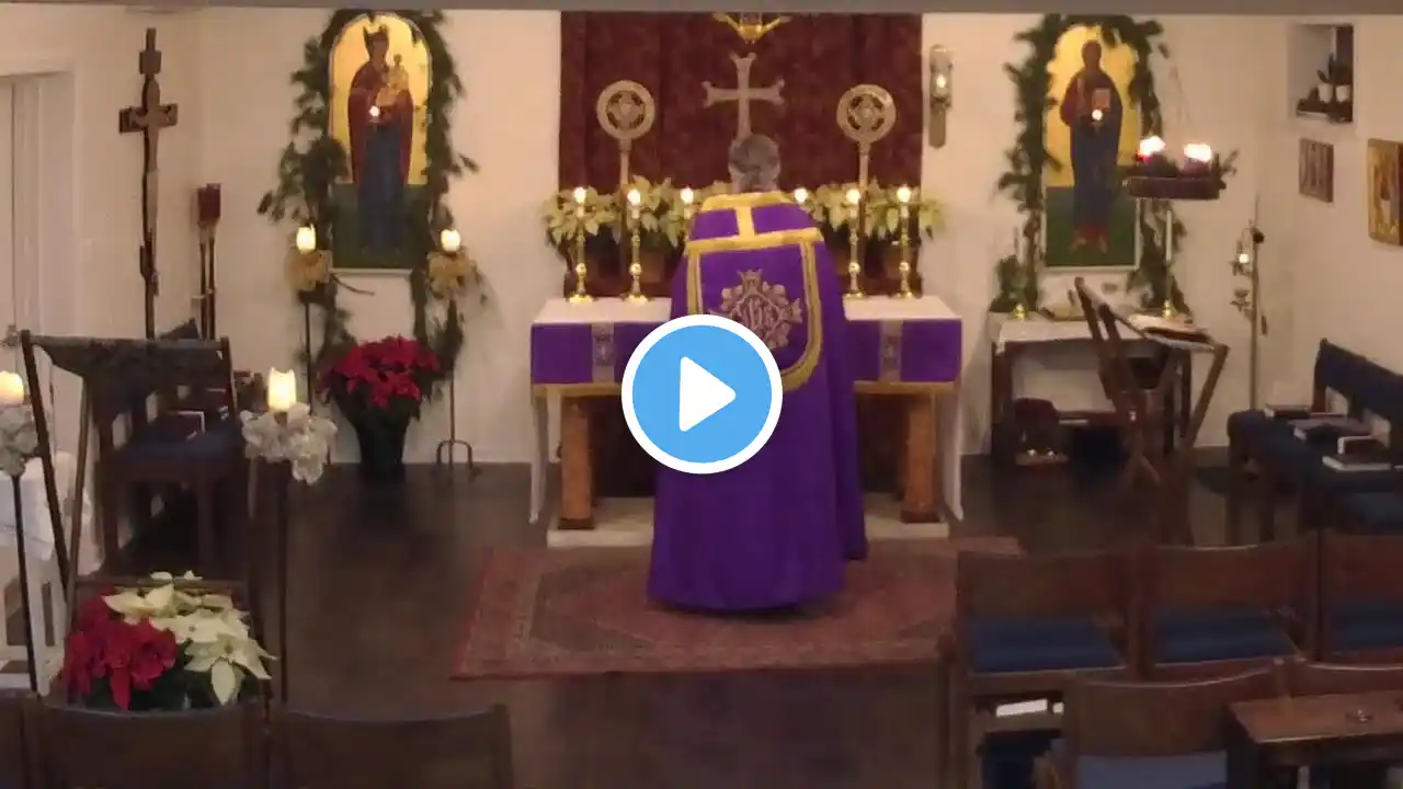 Monday Vespers following the Fourth Sunday of Advent - 23 December 2024