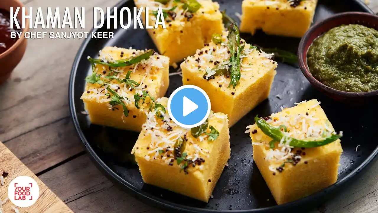 Khaman Dhokla in Microwave Oven | Soft & Spongy | Chef Sanjyot Keer #CookWithATwist #MorphyRichards