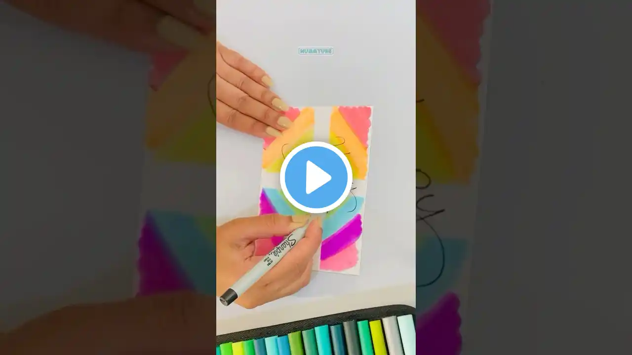 😍Easiest White Paper BIRTHDAY Card🎉 without glue /Beautiful Greeting Card #shorts #ytshorts #viral