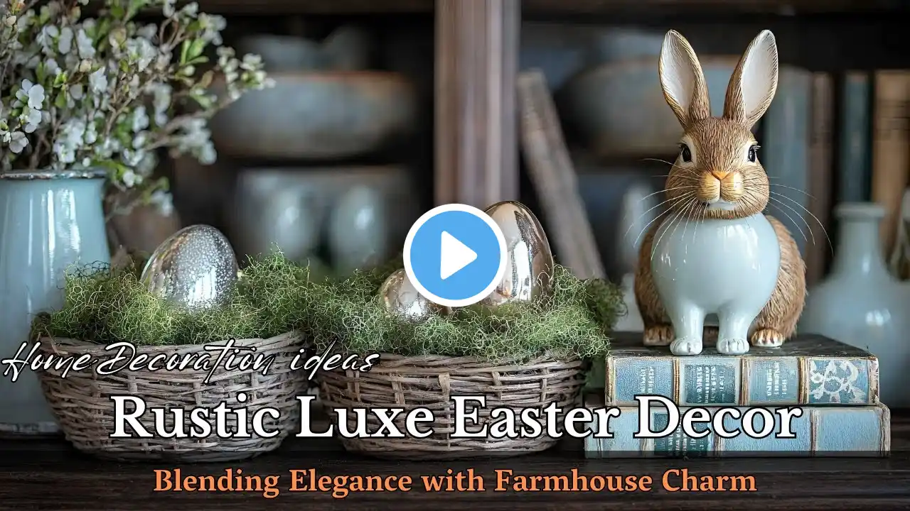 Rustic Luxe Easter Decor Ideas 2025: Elegant Farmhouse Inspiration for Spring