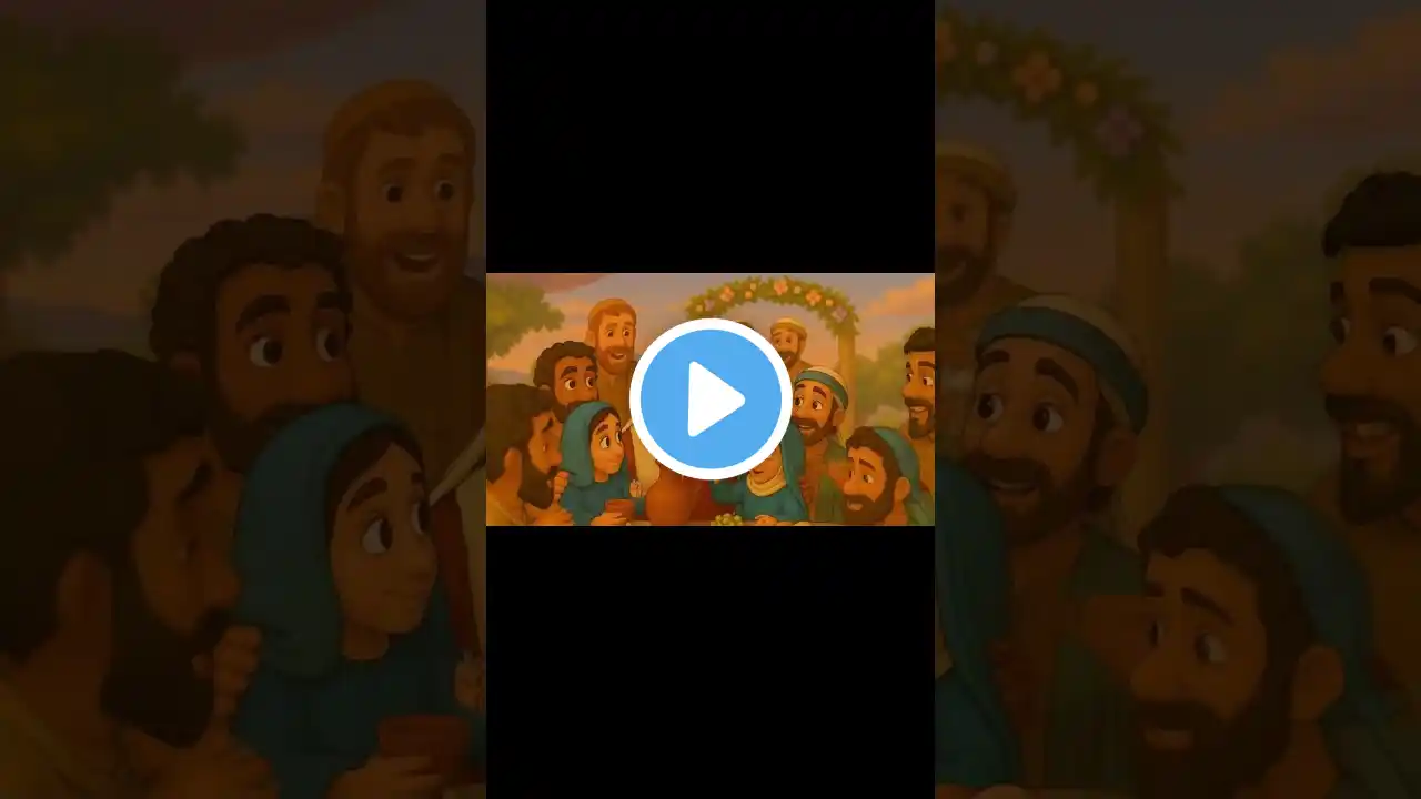 THE WEDDING AT CANA SONG IN FRENCH #jesus #mircale #kids #viralshorts #français