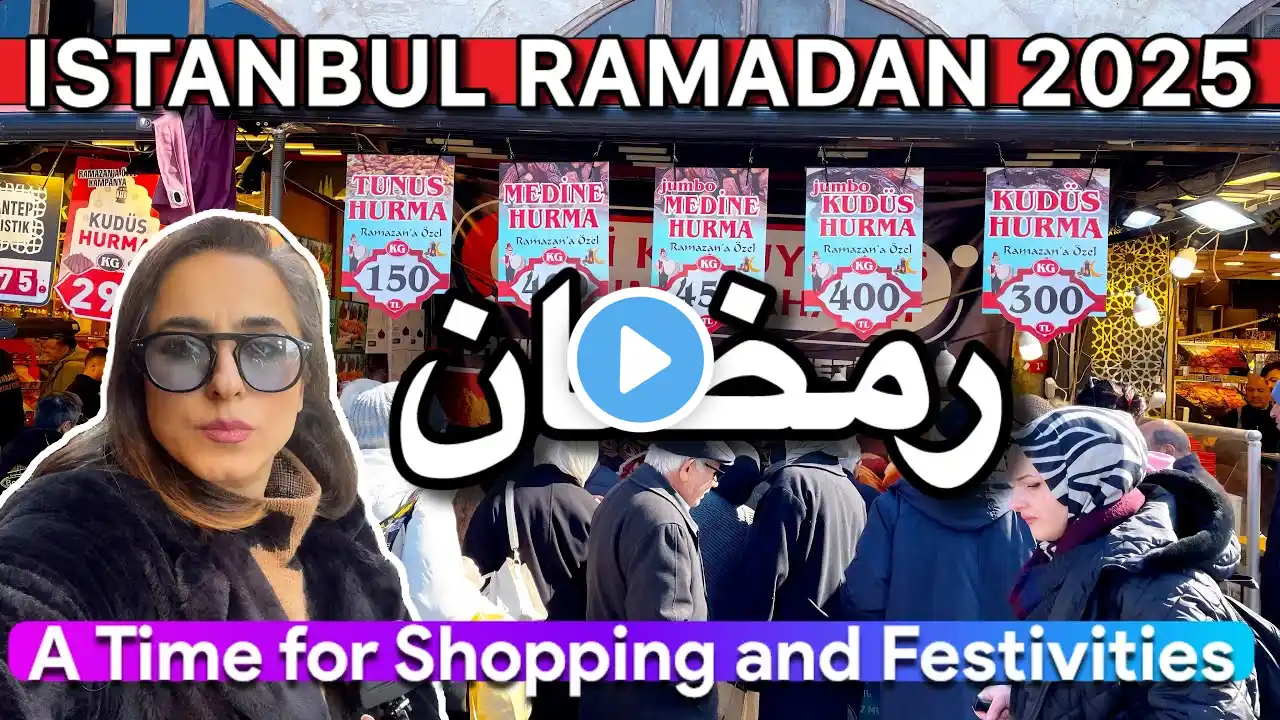 Turkiye🇹🇷Istanbul Ramadan shopping | Spice Bazaar,Eminonu,Sirkeci,Grand Bazaar,Fake Market |4K