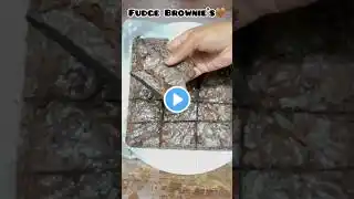 Easy Fudgy Brownie's👇 #trendingshorts #brownie #easyrecipe #homemade #simple #choco  #trendingsong