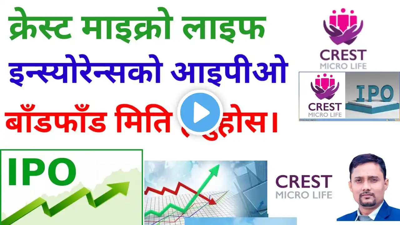 Crest Micro life insurance IPO result |crest micro life insurance company IPO result date | IPO |