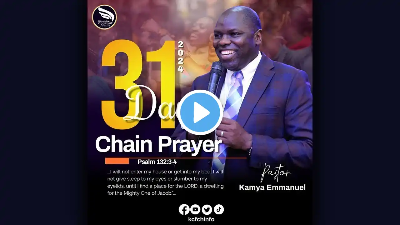 PRAYER CHAIN - DAY 26 OF 31 DAYS (Monday - Day Session) || 26TH AUGUST 2024