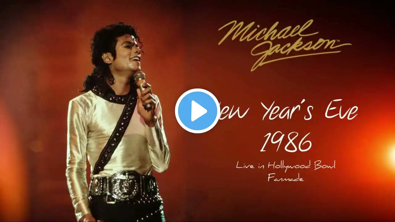 Michael Jackson - New Year's Eve 1986 (Live at Hollywood Bowl, December 31, 1986) Fanmade