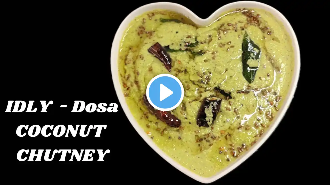 Dosa Coconut Chutney | Idli | Medu Vada | Dal Vada | Nariyal Chatni #chutney #dosa #idli