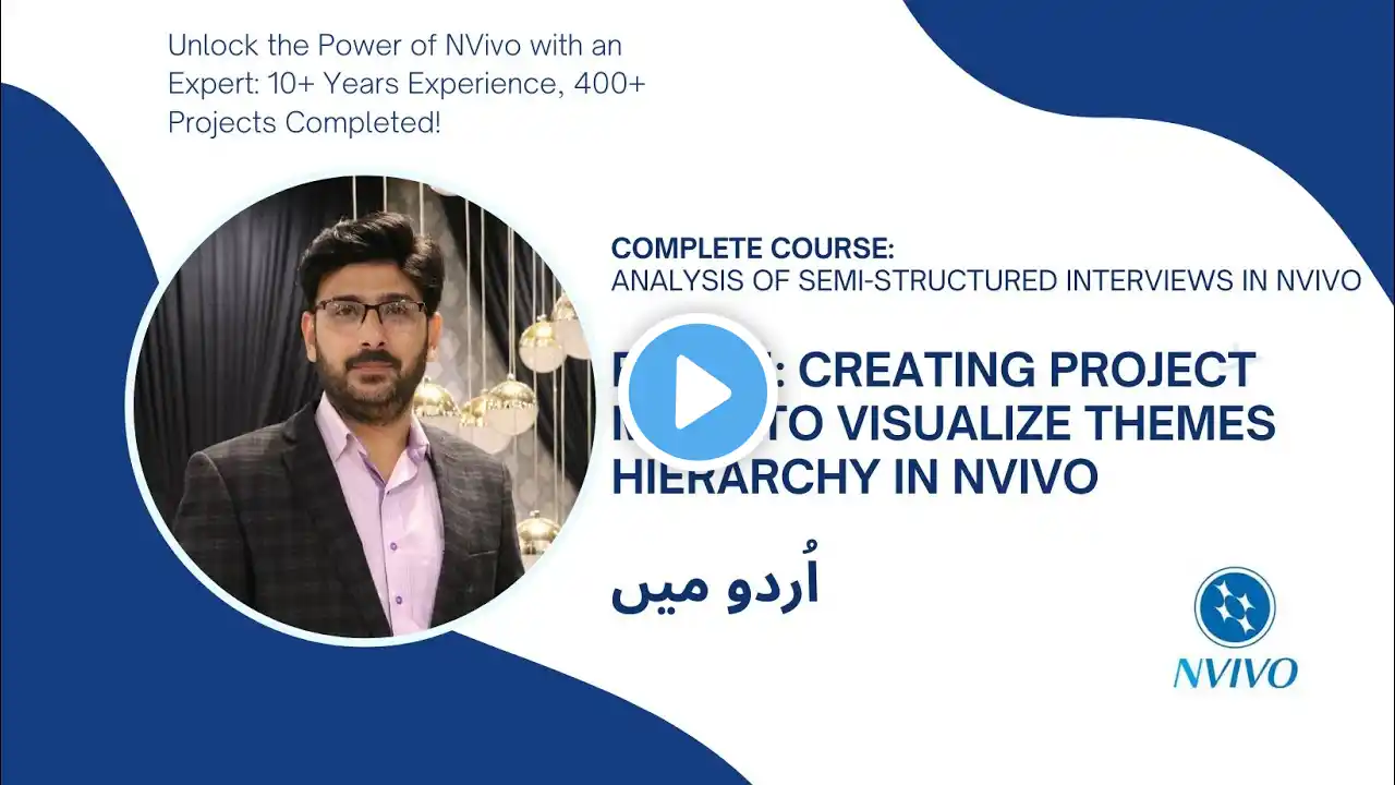 Analysis of Semi-structured Interviews in NVivo: Part 5/8 (Project Maps to Visualize Themes)