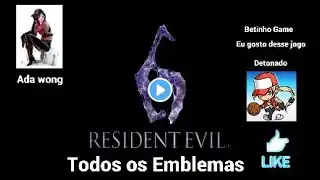 Resident Evil 6 todos os emblemas campanha Ada Wong B.G.D