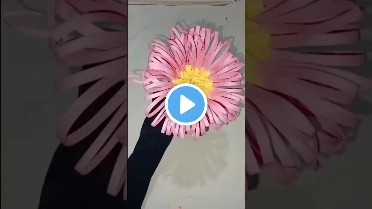 paper Flowers ๐บ Paper Craft Ideas #shortsvideo #shortsfeed #youtubeshorts#handmade#Diy #Decor#shorts