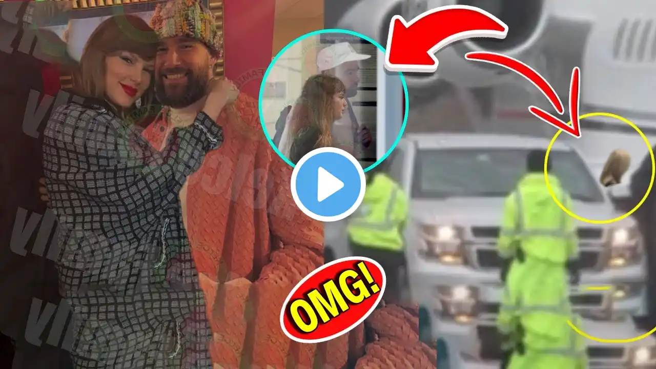 Travis Kelce & Taylor Swift's Family Spotted Boarding a Plane Together!