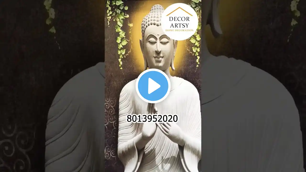 Budhha Wallpaper | 3d wallpaper #shorts #shortsviral #3dwallpaper #fyp #homedecor #interior
