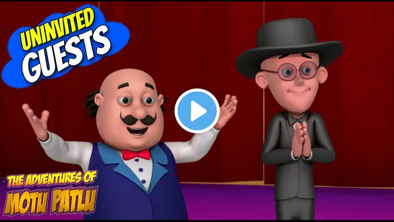 Motu Patlu in English | Kids Animation | cartoon for kids | Uninvited Guests