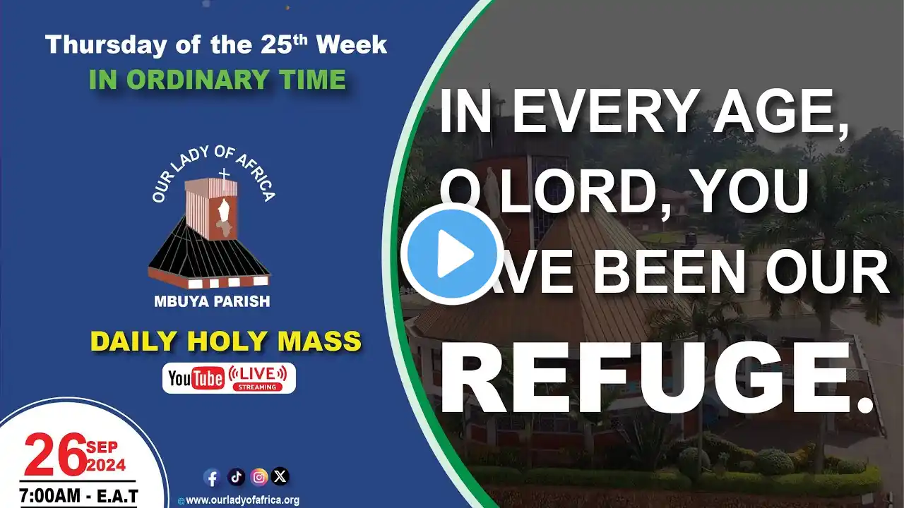 Thursday of the Twenty-fifth Week in Ordinary Time |Daily TV Mass, Thursday  26th September, 2024