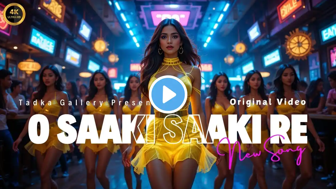 O SAAKI SAAKI RE !!| 4K SONG | BOLLYWOOD DANCE SONG 2025 | ITEM SONG | NEHA|JUBIN