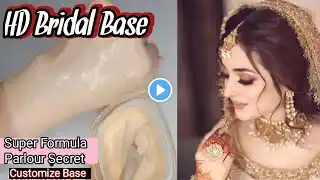 Parlour Secret Water Proof Base | HD Bridal Base Mixing Step By step#bridalbase