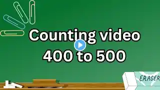 Counting video 401 to 500 tak in Hindi | ginti 401 se lekar 500 tak |  #viral #counting